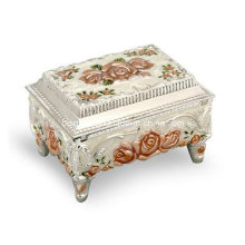 Retro Design Casket Jewelry Box, Jewelry Package Metal Box